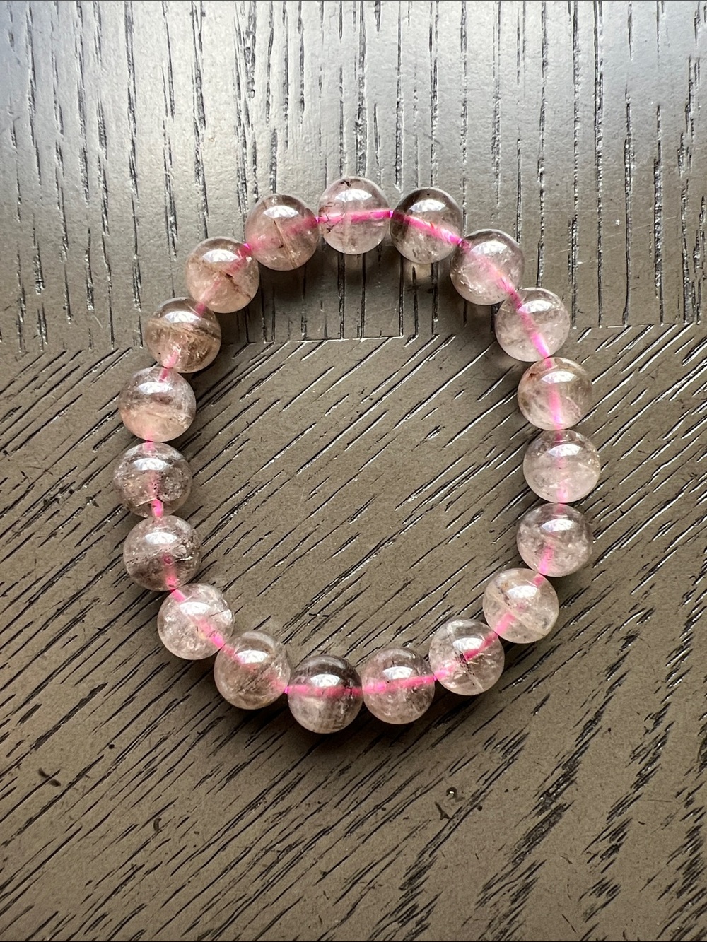 Auralite 23 bracelet 10mm SIZE 6.75’